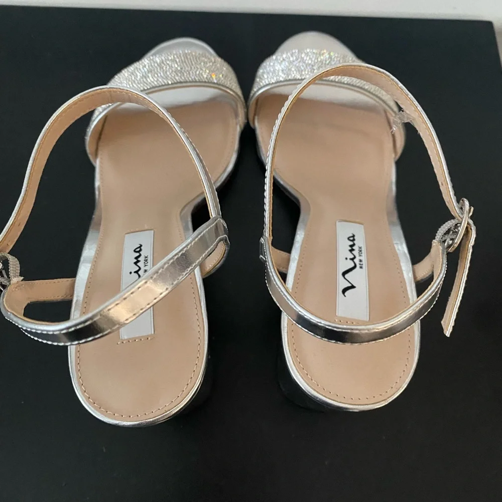 Nina NEW Women's Haven Block Heel Evening Sandals